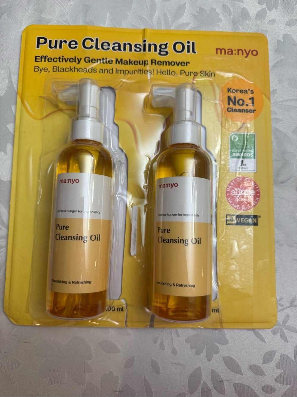 Manyo Pure Cleansing Oil - Nourishing Makeup Remover x 2